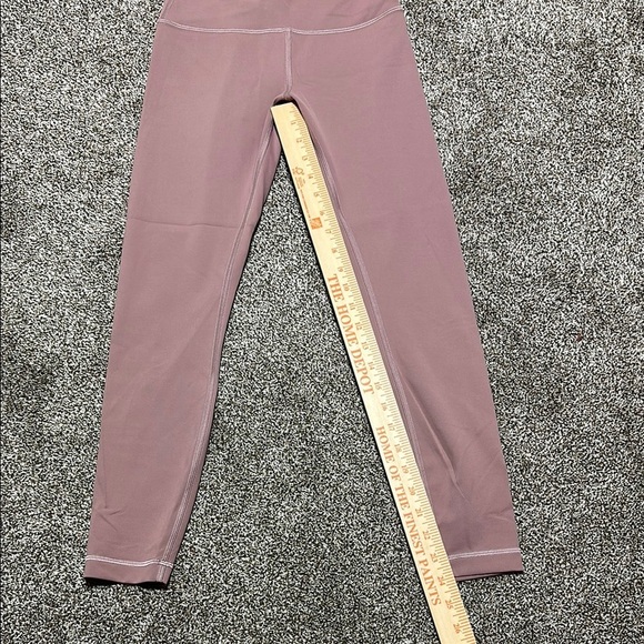 Lululemon Wunder Train HR tight 25” size 6 mauve pink EUC - Picture 7 of 9